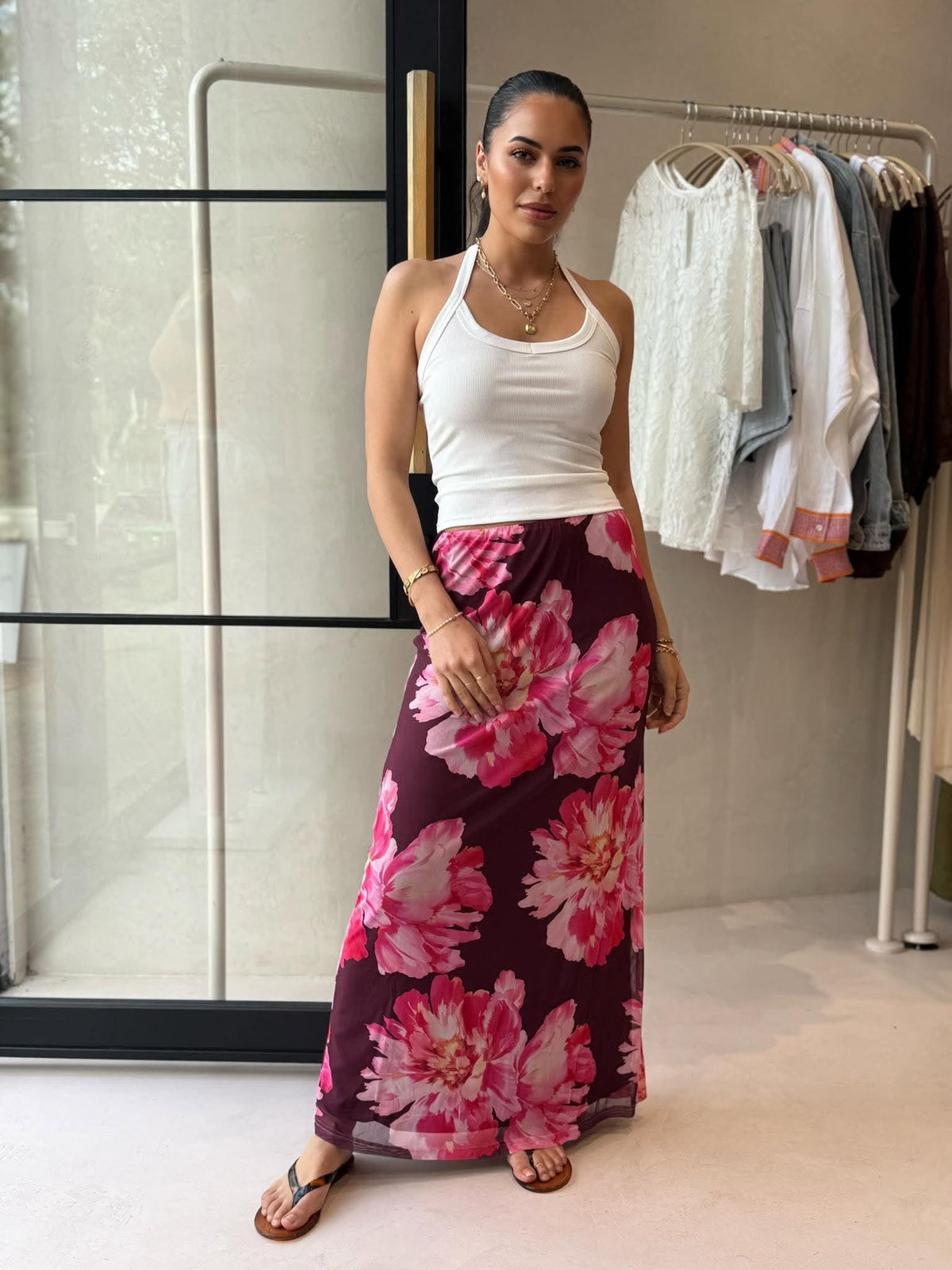 FLORAL FIELDS SKIRT