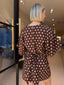 JENNA MINI DRESS- CHOC VANILLA