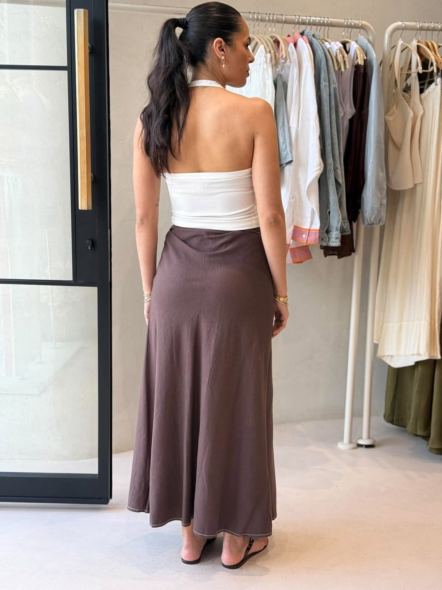 CONNIE MIDI SKIRT
