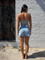 SUNDAY HALTER TOP- GREY