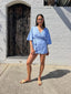 KIKI PLAYSUIT -BLUE MIST