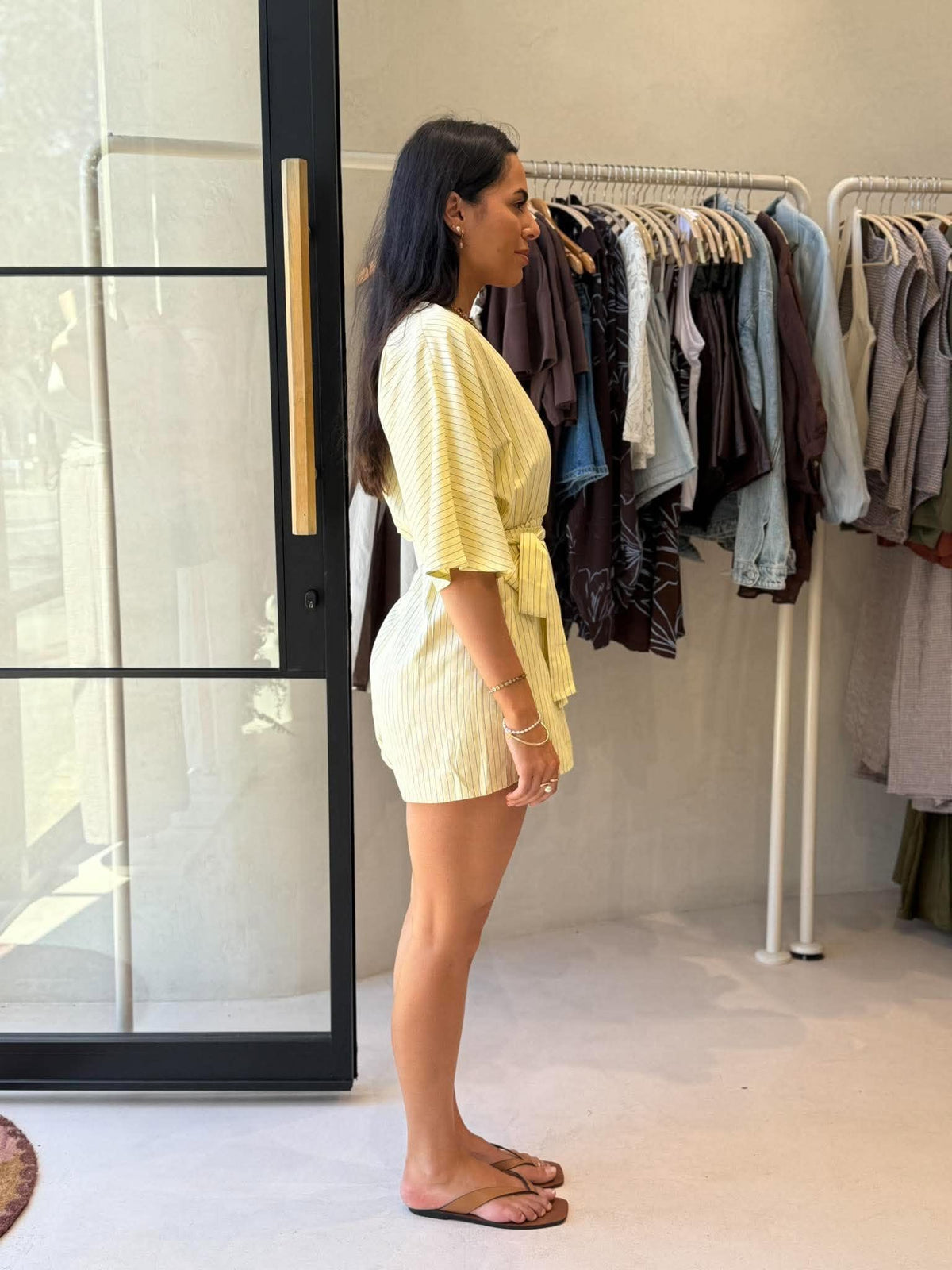 KIKI PLAYSUIT -LEMON