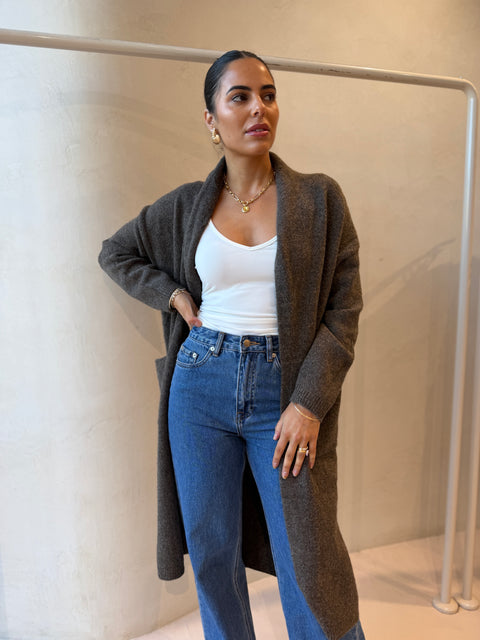 RECREATE KNIT -BROWN