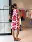 PETAL GLOW MINI DRESS