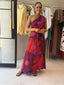 OBEROI MAXI DRESS -RED FLORAL