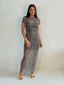 LIDIA DRESS- CHOC