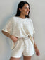 LILLIAN KNIT SHORT SET