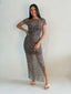 LIDIA DRESS- CHOC