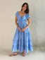 ODESSA MAXI- BLUE MIST STRIPE