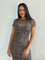 LIDIA DRESS- CHOC