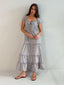 ODESSA MAXI- BROWN CHECK