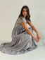 ODESSA MAXI- BROWN CHECK