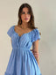 ODESSA MAXI- BLUE MIST STRIPE