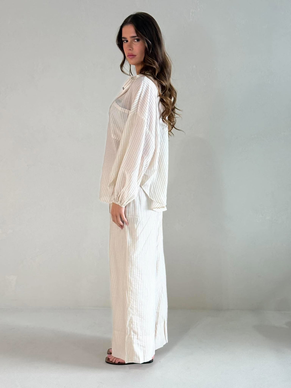 SIENNA PANT- SEASHELL PINSTRIPE