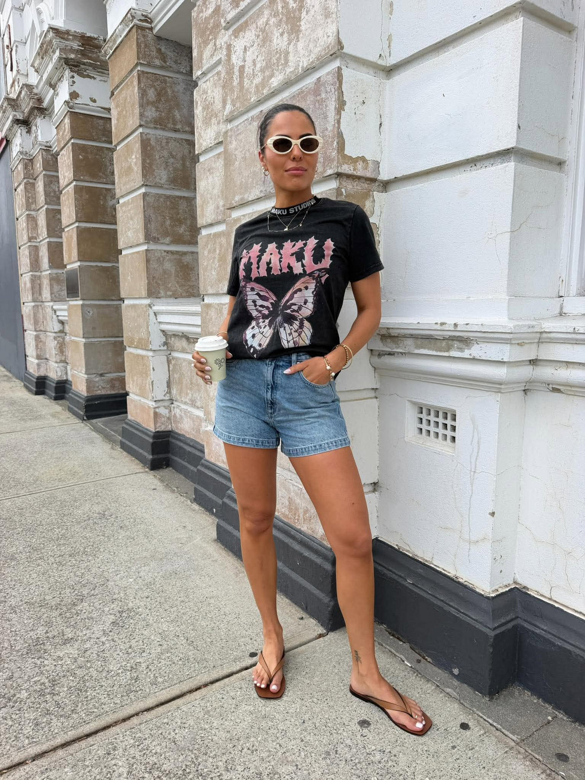 TATTOO BUTTERFLY TEE- MAKU