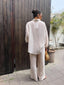 SIENNA PANT- SEASHELL PINSTRIPE