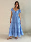 ODESSA MAXI- BLUE MIST STRIPE