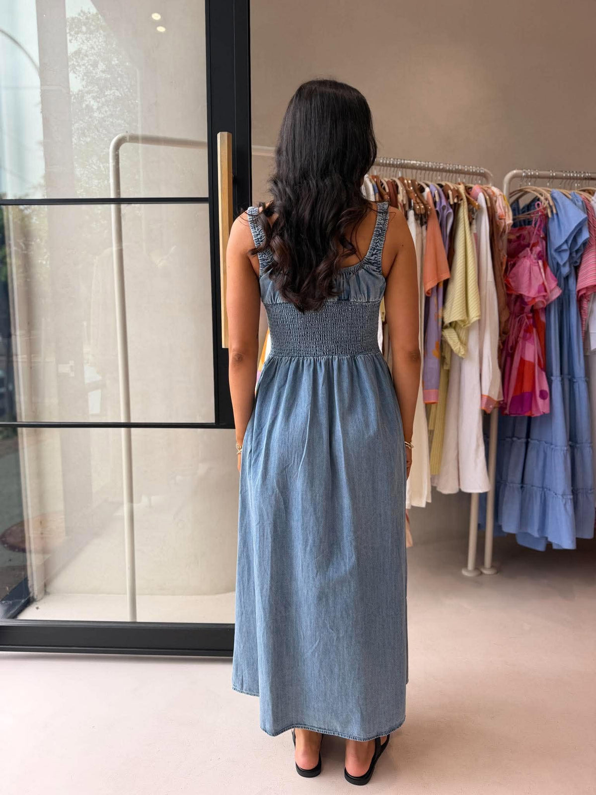 POPPY DENIM DRESS