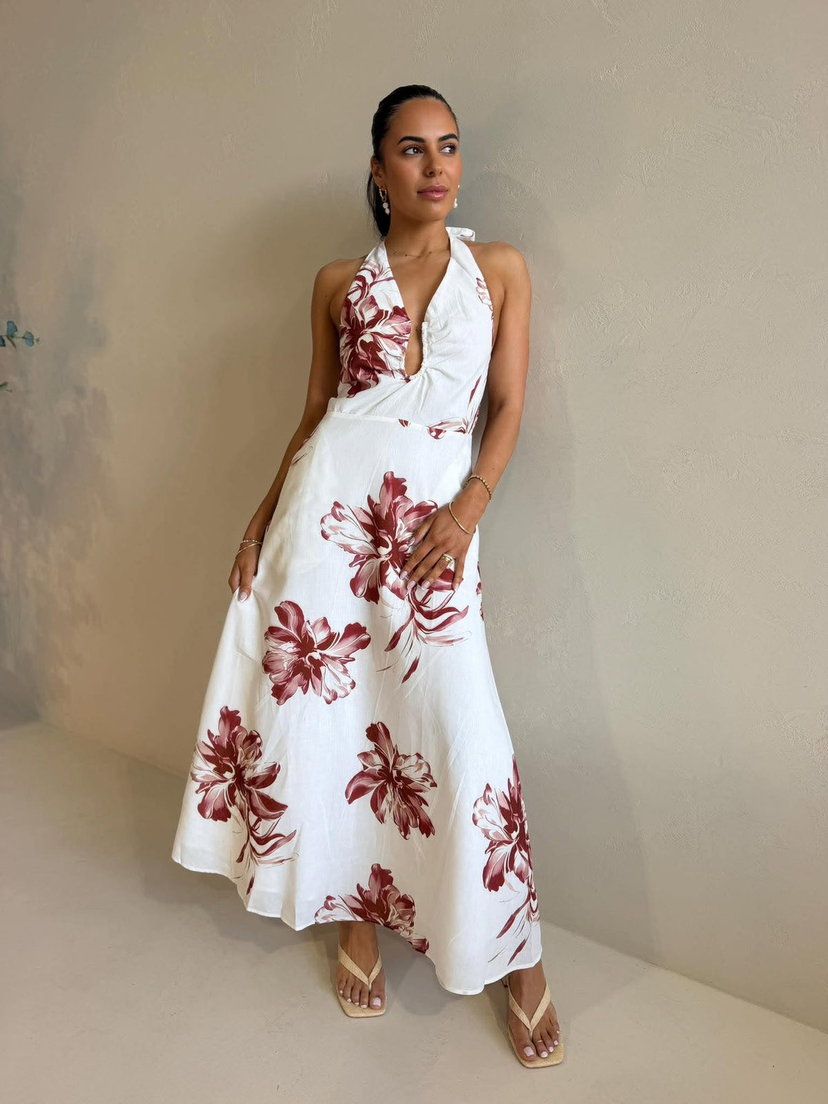 NANCIE DRESS- WHITE