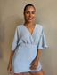 KIKI PLAYSUIT- INDIGO STRIPE