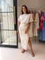 ZYLA DRESS- BEIGE