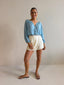 TAVRA BLOUSE- SKY