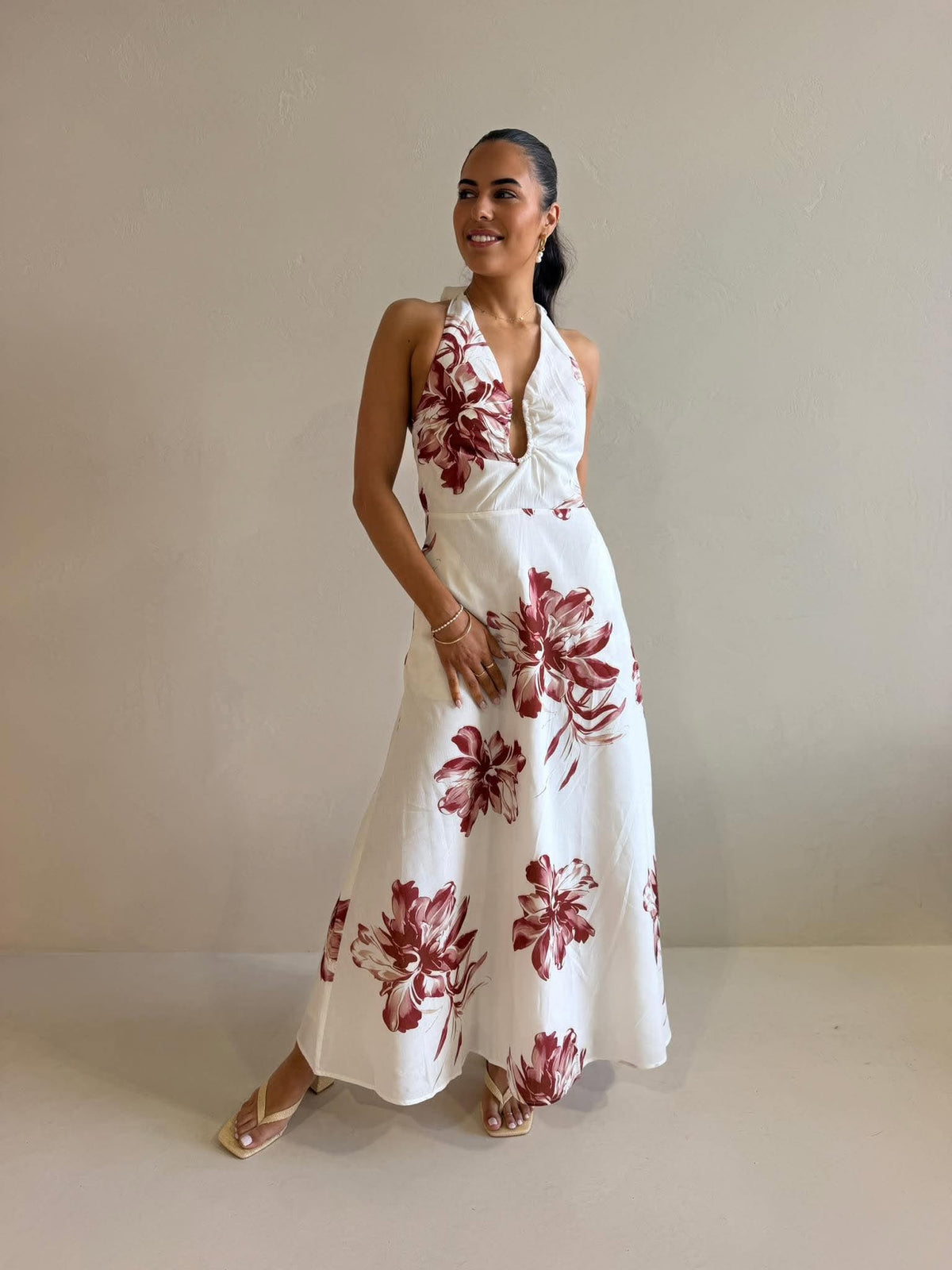 NANCIE DRESS- WHITE