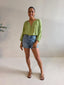 TAVRA BLOUSE- MATCHA