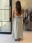 KATIE MAXI DRESS - OLIVE STRIPE