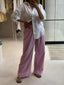THE LOUNGE PANT - HIBISCUS PINK STRIPE