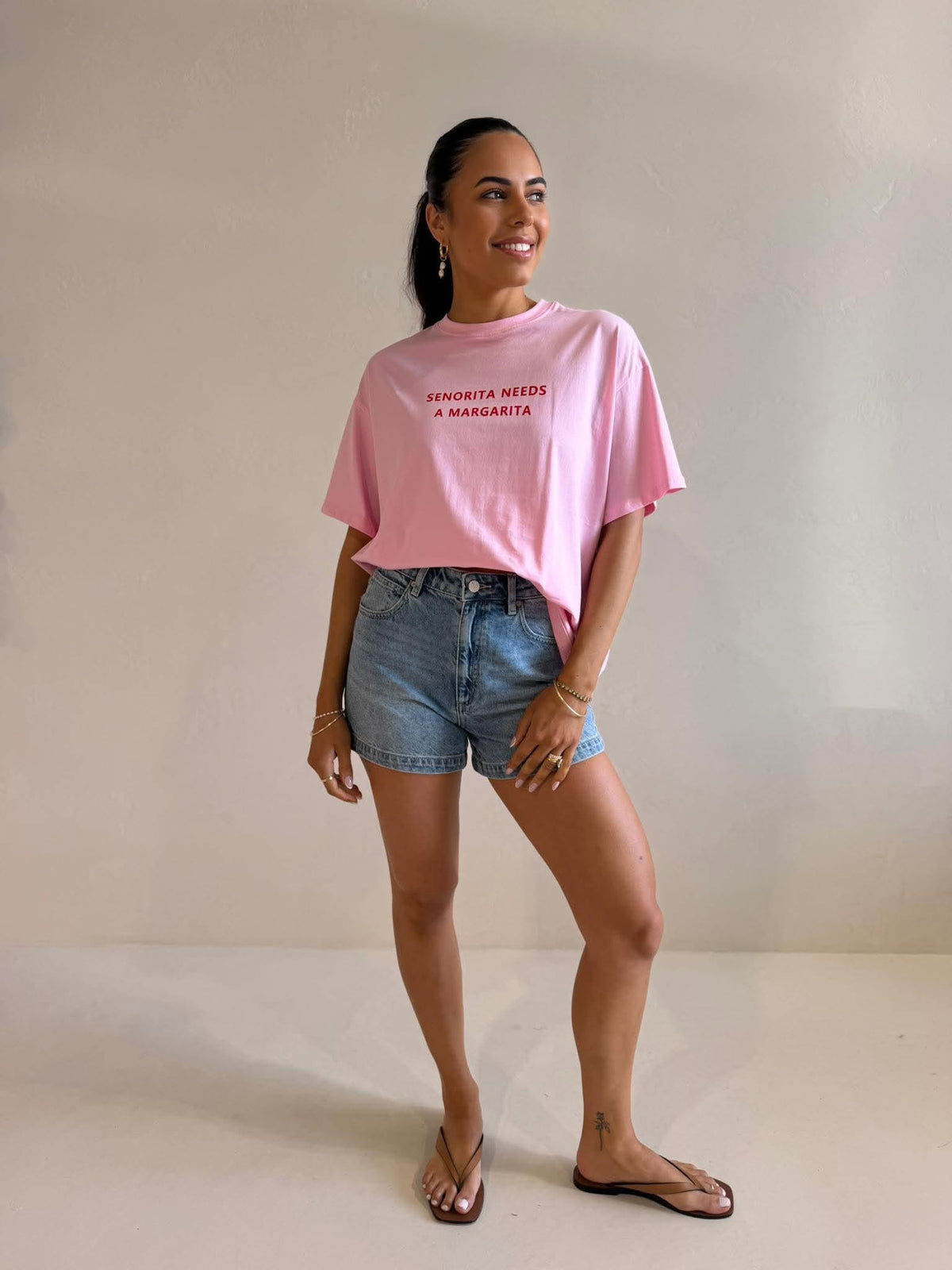 PINK SENORITA TEE