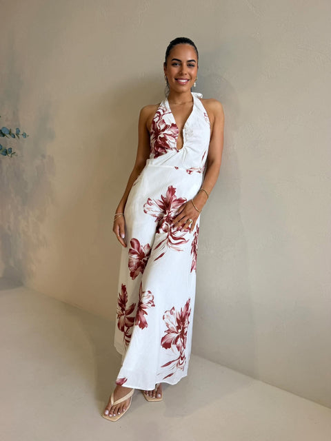 NANCIE DRESS- WHITE