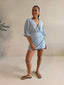 KIKI PLAYSUIT- INDIGO STRIPE