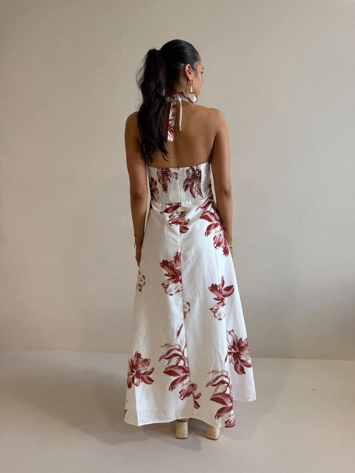NANCIE DRESS- WHITE