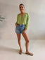 TAVRA BLOUSE- MATCHA