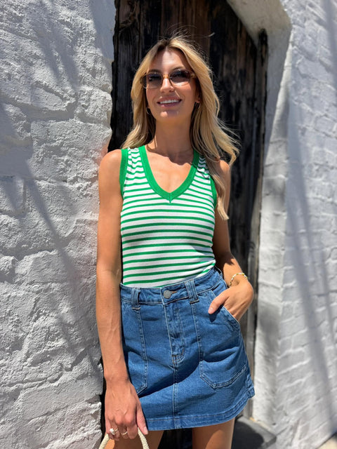 PATCH POCKET SKIRT