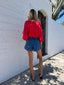 TAVRA BLOUSE-CANDY