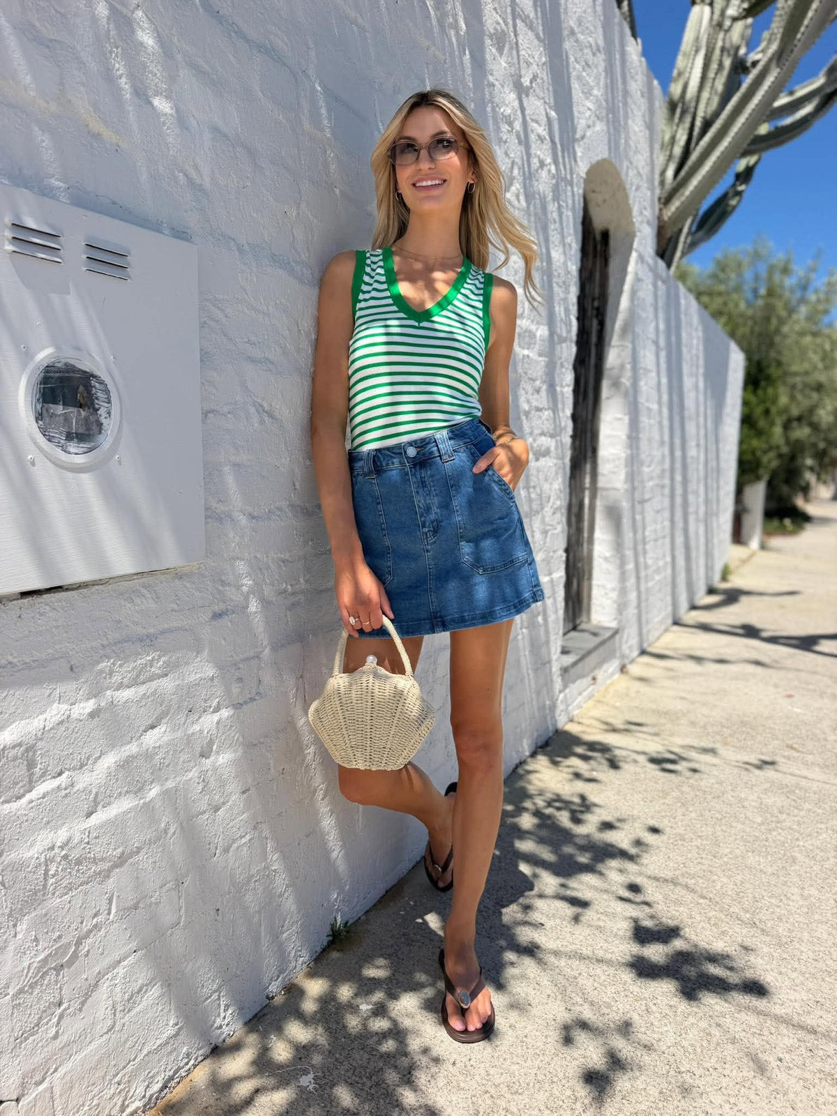 PATCH POCKET SKIRT