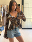 RENA BLOUSE- COCOA BLOOM
