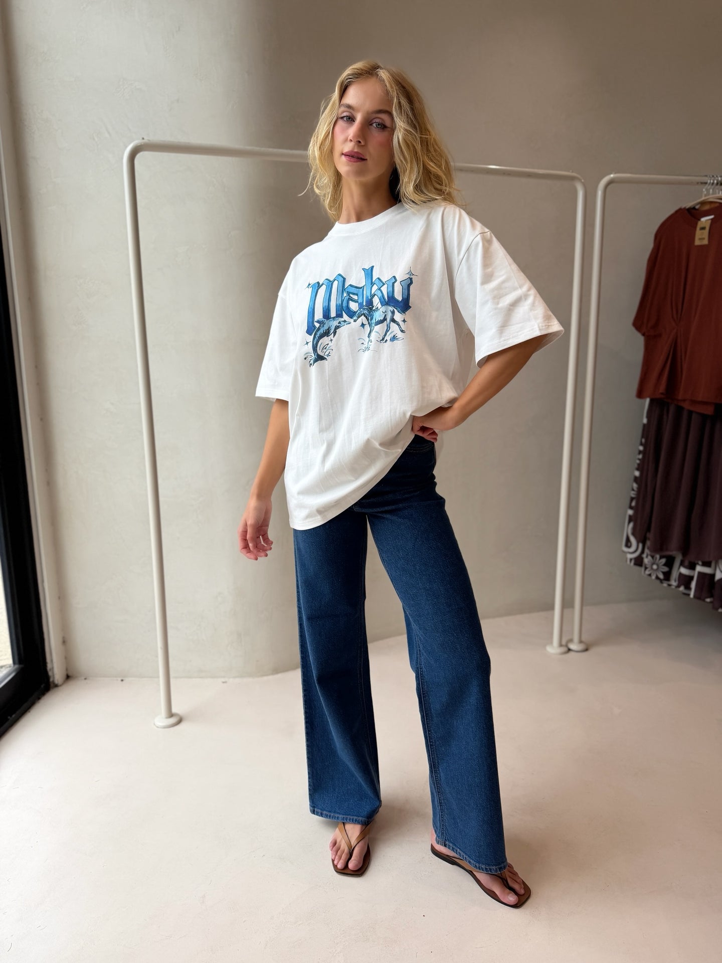 NAUTICAL OVERSIZED TEE