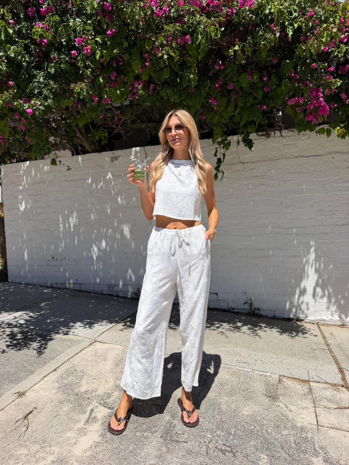 MALDIVES PANT- WHITE