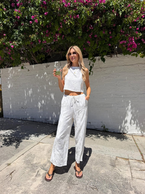 MALDIVES PANT- WHITE