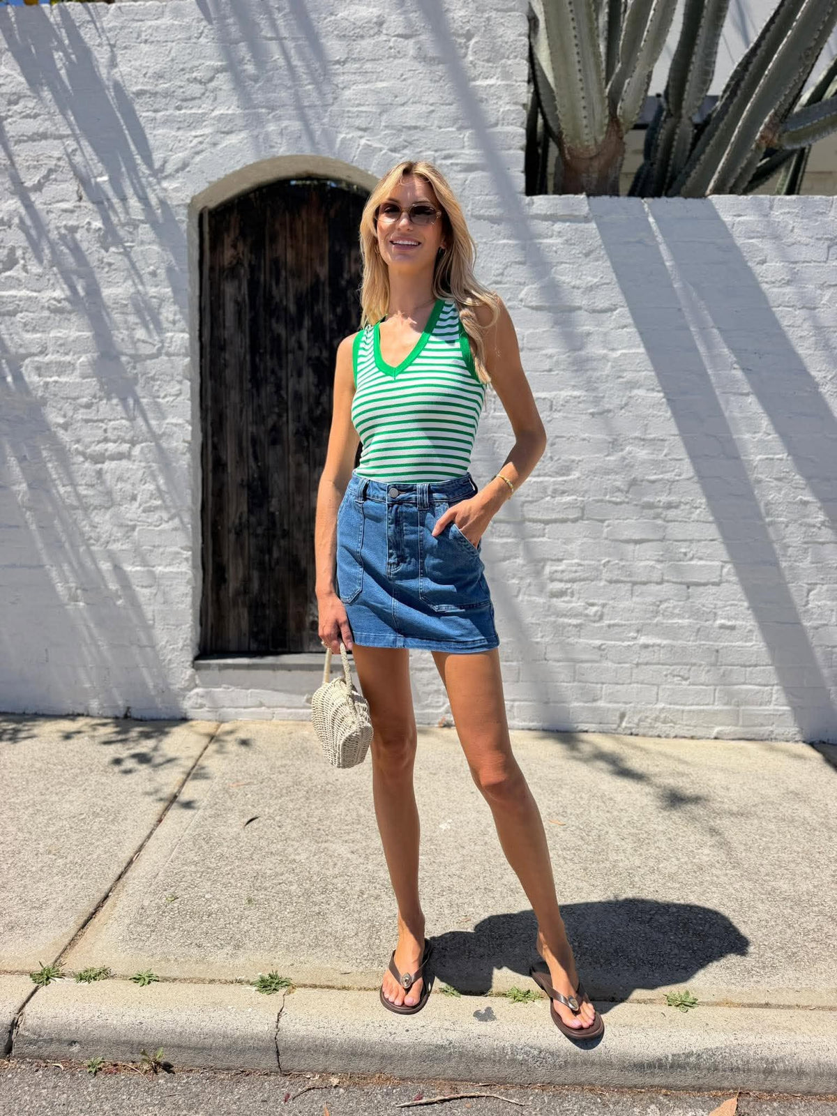 PATCH POCKET SKIRT