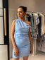 SASKIA MINI DRESS -PERIWINKLE