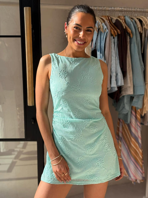 ARI AQUA DRESS