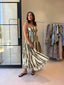 LILO MAXI DRESS- AUTUMN STRIPE