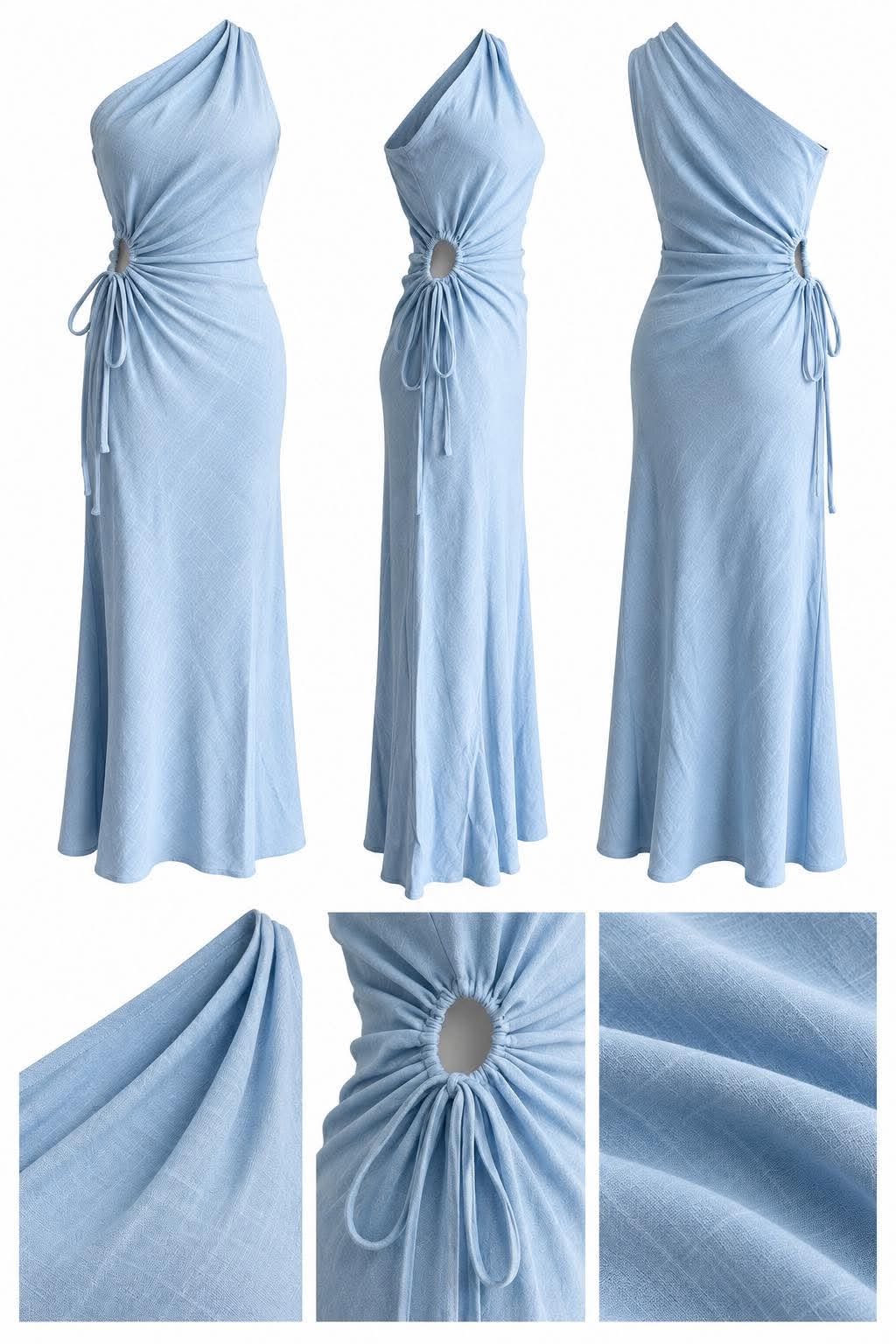 JARRAH MAXI DRESS - ICE BLUE
