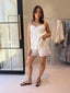 WHITE LACE CAMI SET