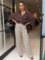 LAGUNA STRIPE PANT-CABANA