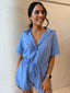 PANIA PLAYSUIT- POWDER BLUE